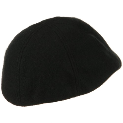 Wool Winter Ivy Cap - Black M-L