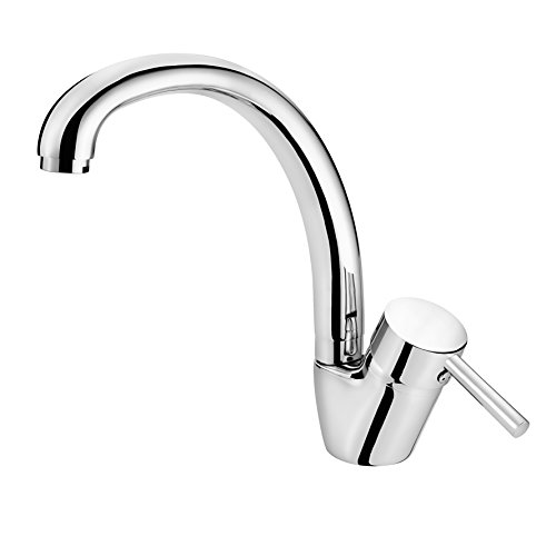 Deante-Splbecken-Batterie-Spltisch-Armatur-Chrom-Wasserhahn-Kchenarmatur-Einhandmischer-Aster