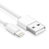 Lightning USB Cable - Badalink Apple MFi Certified Cable, Data and Sync Charging Cord for iPhone 7/ 7 Plus/6/6s/6 Plus/6s Plus, iPhone 5/5s/5c,iPad, iPod(3 Feet White)
