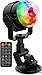 Sound Activated Disco Ball Lights [Free Wall Holder] 3 Modes - Portable Multi Color LED Party Lights - Christmas LED Lights Indoor/Outdoor - Karaoke Strobe Lights for DJs Kids Club and Home Parties