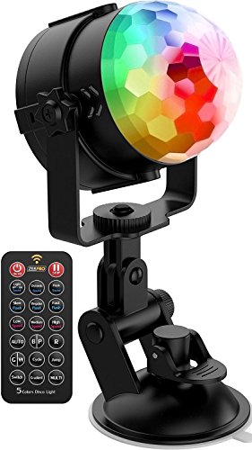 Sound activated disco ball lights [free wall holder] 3 …