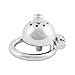 TERNENCE Stainless Steel Male Chastity Device Male Virginity Lock Cock Cage with Tube C340 (1.57 inch / 40mm)
