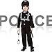 Police Toy, Police Metal Handcuffs Heavy Duty Diecast with Whistles Police Costume for Kids and Boys Party Favors Costume Props Alloy, 9 PCS