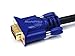 Monoprice Video Cable - 3 Feet - VGA to 3 RCA Component Video Adapter (HD15 - 3-RCA) for Projectors Gold Plated
