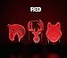 3 Pack Animals 3D Night Light Touch Table Desk Lamp, KMAcreations 7 Colors 3D Optical Illusion Lights with 3 Acrylic Flat & ABS Base & USB Cabler, Includes Wolf, Horse, and Deer