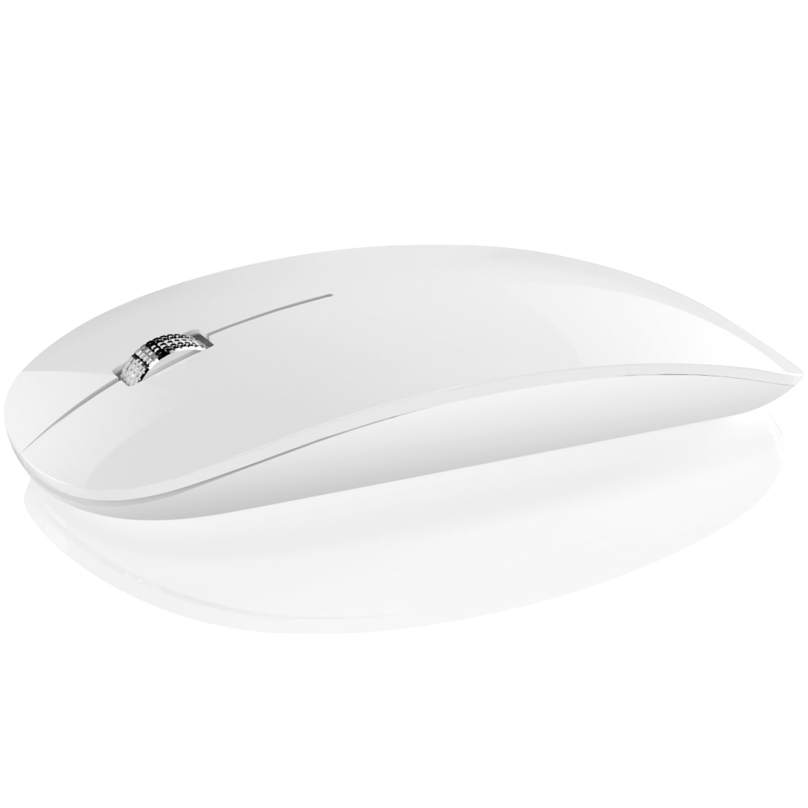 Photo 1 of DC Wireless Mouse, 5 in 1 Bluetooth USB C Rechargeable Mouse for Laptops Disktops Tablets Compatible with Apple MacBook Pro/Air iPad iMac Sureface Chromebook Computer (White)