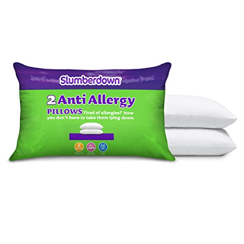 Slumberdown Anti Allergy Pillows, White, Pack of 2 Buy Online in UAE