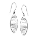Silpada 'Just Imagine' Textured Oval Drop Earrings in Sterling Silver