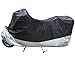 Motorcycle Cover, Waterproof Motorbike Cover for Outdoor Protection, Fits Most Motors, Dirt Bikes, Road Bikes, Black