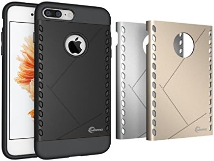 iPhone 7 Plus Case, MOPRO [Ultra Slim Armor] Shock Absorbing Case Heavy Duty Dual Layer Tough Cover for Apple iPhone 7 Plus - Black |Silver |Gold