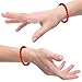 Natural Genuine Red Onyx Gem Beads, maxin Bling Jewelry 8MM elastic Stretch Loose Bracelet Set ,Unisex