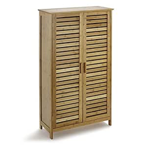 Armario para baño "Bamboo" de bambú. Marrón aprox Ancho 70 x Fondo 30 x