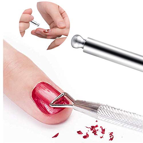 Cuticle Trimmer Nippers Pusher Manicure Tools Set, BUVE Professional Nail Cutter Cuticle Gel Polish Remove Art Nail Clippers File Kit for Fingernails and Toenails,Stainless Steel,Travel, Gift