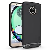 Motorola Moto G6 Case, TUDIA Slim-Fit Heavy Duty [Merge] Extreme Protection/Rugged but Slim Dual Layer Case for Motorola Moto G6 [NOT Compatible with Moto G6 Plus](Matte Black)