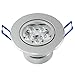 Lemonbest Dimmable 5W LED Ceiling Light Spotlight Recessed Downlighting Fixture, Cool White