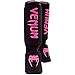 Venum Kontact Shinguards - Black/Neo Pink, One Size