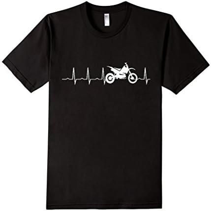 Men's MOTOCROSS Heartbeat T-shirt Medium Black