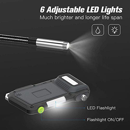 JDH Industrielles Endoskop mit doppeltem Objektiv, 5-Zoll-HD-Endoskopkamera, wasserdichte Flexible Sonde 1080P IP67, 4… – Bild 4