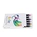 OneDor® Professional Waxy Hair Chalk Pens Temporary Hair Color Dye Touch-up 6 Colors Hair Crayon Set (Pink, Purple, Green, White, Silver, Golden Yellow)