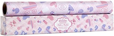 Scented Drawer Liners for Baby Girl - Calming Lavender Scent (Pink and Lavender)
