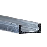 6.56 ft. Non-Anodized Aluminum Micro-ALU Channel - For LED Tape Light - Klus B1888L