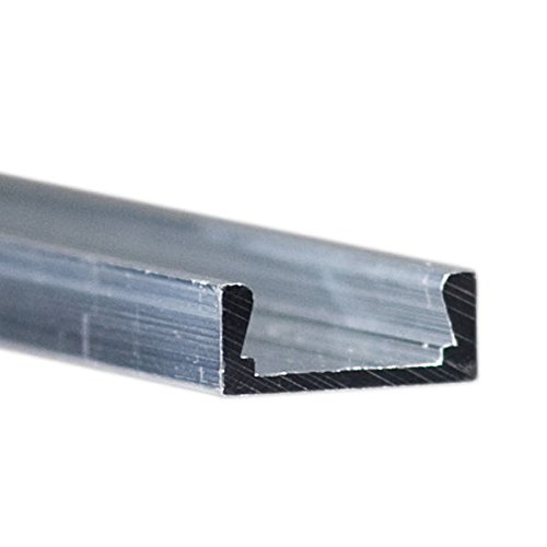 6.56 ft. Non-Anodized Aluminum Micro-ALU Channel - For LED Tape Light - Klus B1888L