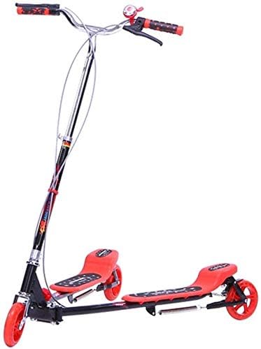 YSYYSH City Scooter Scooter Child Kicking Boy Or Girl Double Pedal Swing Car with Double Rear Brake