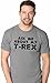 Mens Ask Me About My Trex T-shirt Funny Cool Dinosaur Trex Flip Shirt Novelty Tees (grey) M