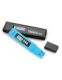 TDS, combinación de medidor y termómetro digital, incluye estuche y hoja de instrucciones (idioma español no garantizado)