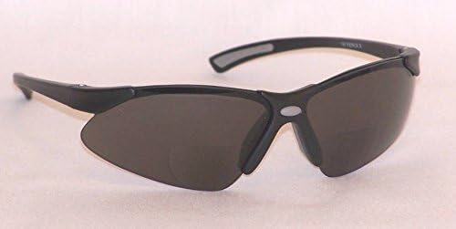 VenusX ANSI Z87+ Bifocal Safety Reading Glasses SUNGLASS GREY Lenses +1.5 Power 3 Pairs