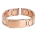 Xuexy 16mm Motorola Moto 360 42mm 2nd Gen Stainless Steel Watch Band Strap Replacement Bracelet (Moto 360 2nd Gen 42mm Women's 2015), Rose Gold