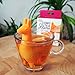 Genuine Fred, COMO TEA LLAMA, Llama Reusable Silicone Tea Infuser, Orange, Fun Gift for Tea Lovers, Clever Kitchen Gadget