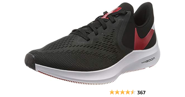 Nike Air Zoom Winflo 6 erkek parkur koşu ayakkabısı, Çok Renkli Siyah  University Kırmızı Antrasit Beyaz 8, 40.5 EU : Amazon.com.tr: Moda