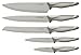 Quality Kitchen Knife Set – 5 Kitchen Knives with Sheaths - Paring, Utility, Bread, Carving, Chef Knife - Non-Stick Coating for Easy Cutting and Cleaning - Extra Sharp Stainless Steel Blades