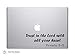 Trust in the Lord with All Your Heart Proverbs 3-5 Bible Verse Vinyl Car Sticker Symbol Silhouette Keypad Track Pad Decal Laptop Skin Ipad Macbook Window Truck Motorcycle