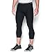 Under Armour Men's HeatGear® Armour Compression ¾ Leggings LG Black