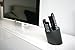 j-me original design Plastic Non-Slip Rubber Tilt Remote Tidy, Black/Grey by j-me original design