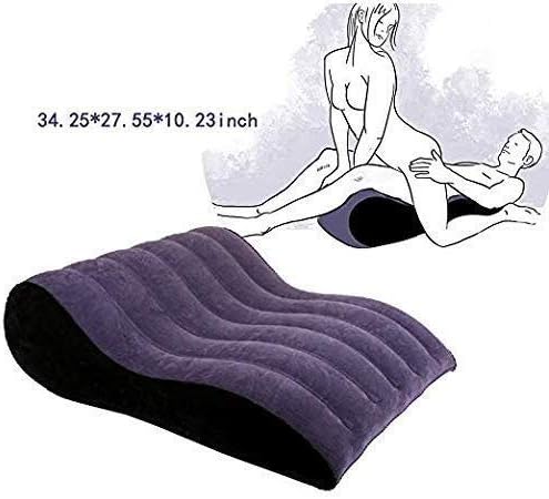Inflatable Position Pillow - Magic Triangle Cushion Furniture for Couples 17.8"x14.2"x5.9" Position Support Pillow (Wage Cushion)