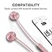 Picun Wireless Headphones 10 Hrs Playback Sport Bluetooth Headphones HiFi Stereo Sound in-Ear Anti-Fall Off Earbuds with Mic, IPX5 Waterproof Magnetic Earphones for Workout Gym Running (Rose Gold)