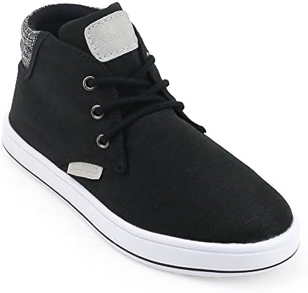UNIONBAY Kids Baby Boy's Fern High Top Sneaker (Toddler/Little Kid/Big Kid) Black Shoe