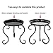 Small Plant Stand Indoor Floor Flower Pot Holder Rack(8 inch Pots)/Round Iron Potted Plant Stands Pack of 2