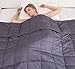 Amy Garden All-Seasons 7 Layers Cotton Preminum Weighted Blanket (48x72 Inch,15 lbs for 120-180 lbs Individual, Grey) | 2.0 Adults Heavy Blanket