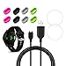 JIUJOJA X1 Compatible with Garmin Forerunner 935 Charger Charging Clip Sync Data Cable and 2pcs Free HD Tempered Glass Screen Protector