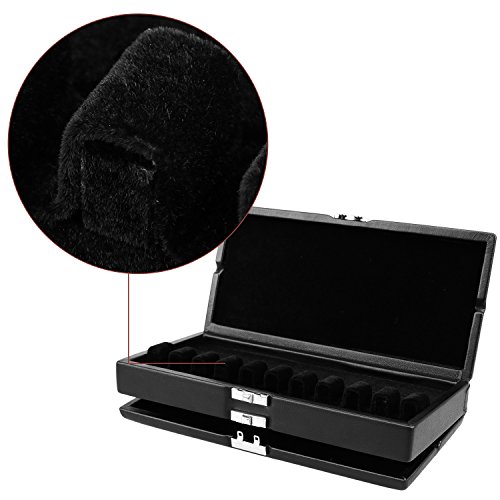 image for sunflower Durable Double Layers PU Leather Bassoon Reeds Storage Case 