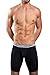Obviously Underwear Men's Core Collection Naked Boxer Brief 9 Inch Leg Large Black