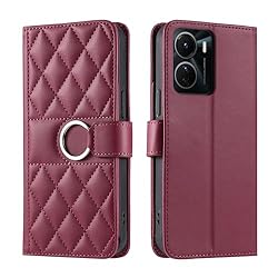 Lucyliy Compatible with vivo Y56 5G Case Flip PU