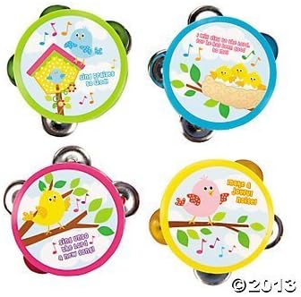 Lot of 12 Make a Joyful Noise Tambourines Bulk Christian Toys
