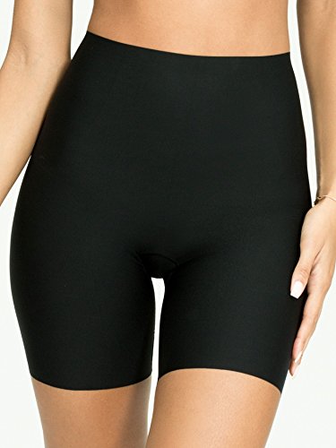 SPANX Plus Size Trust Your Thinstincts Medium Control Short, 1X, Very Black