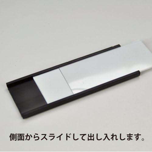Amazon Good L マグネットネームプレート10 黒 5個 マグネット 文房具 オフィス用品