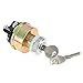 KKmoon Universal Ignition Switch with 2 Keys for Car Tractor Trailer